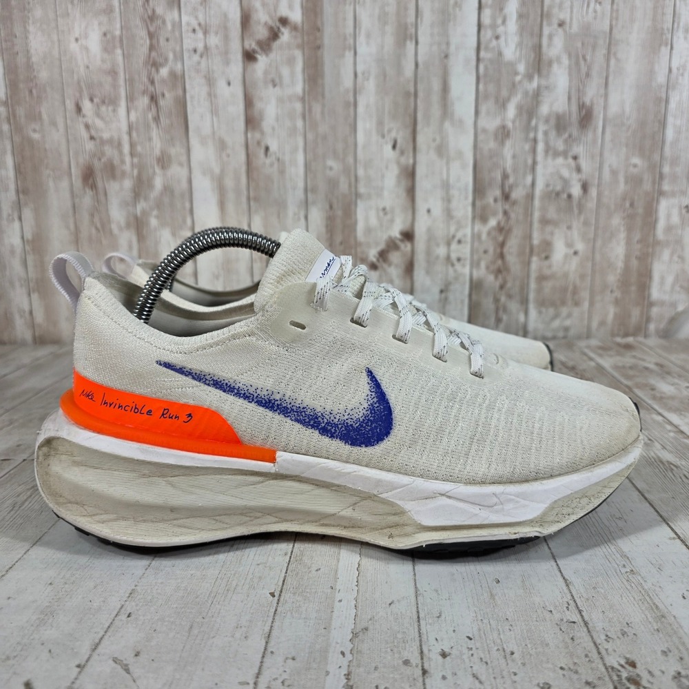 Nike Invincible Run 3 Prototype White Orange Blue HJ6655-900 Womens 10